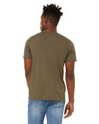 Unisex Sueded T-Shirt - HEATHER RED - XS(D0102H7KPI6)