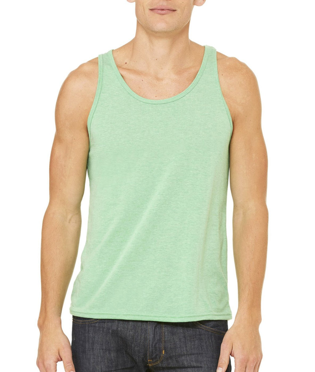 Unisex Jersey Tank - NEON BLUE - XS(D0102H7WSV6)