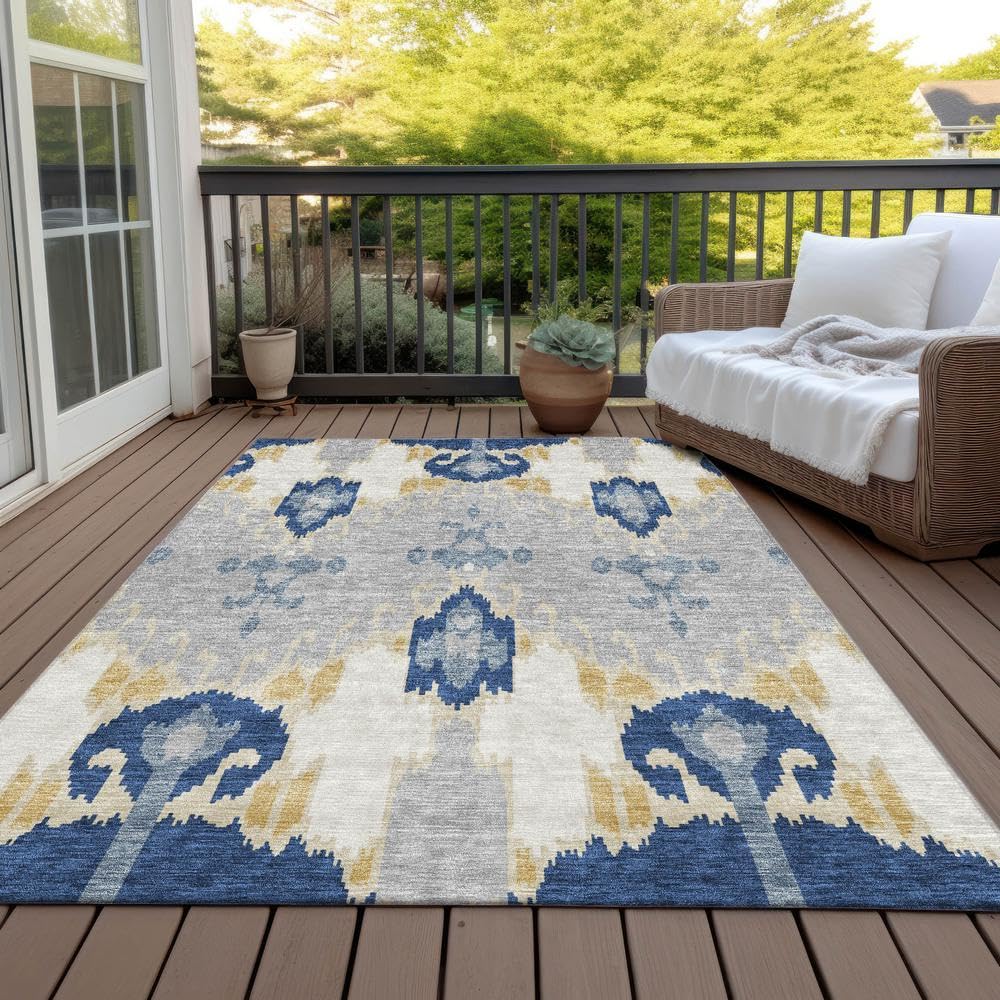 Chantille ACN748 Blue 9' x 12' Rug