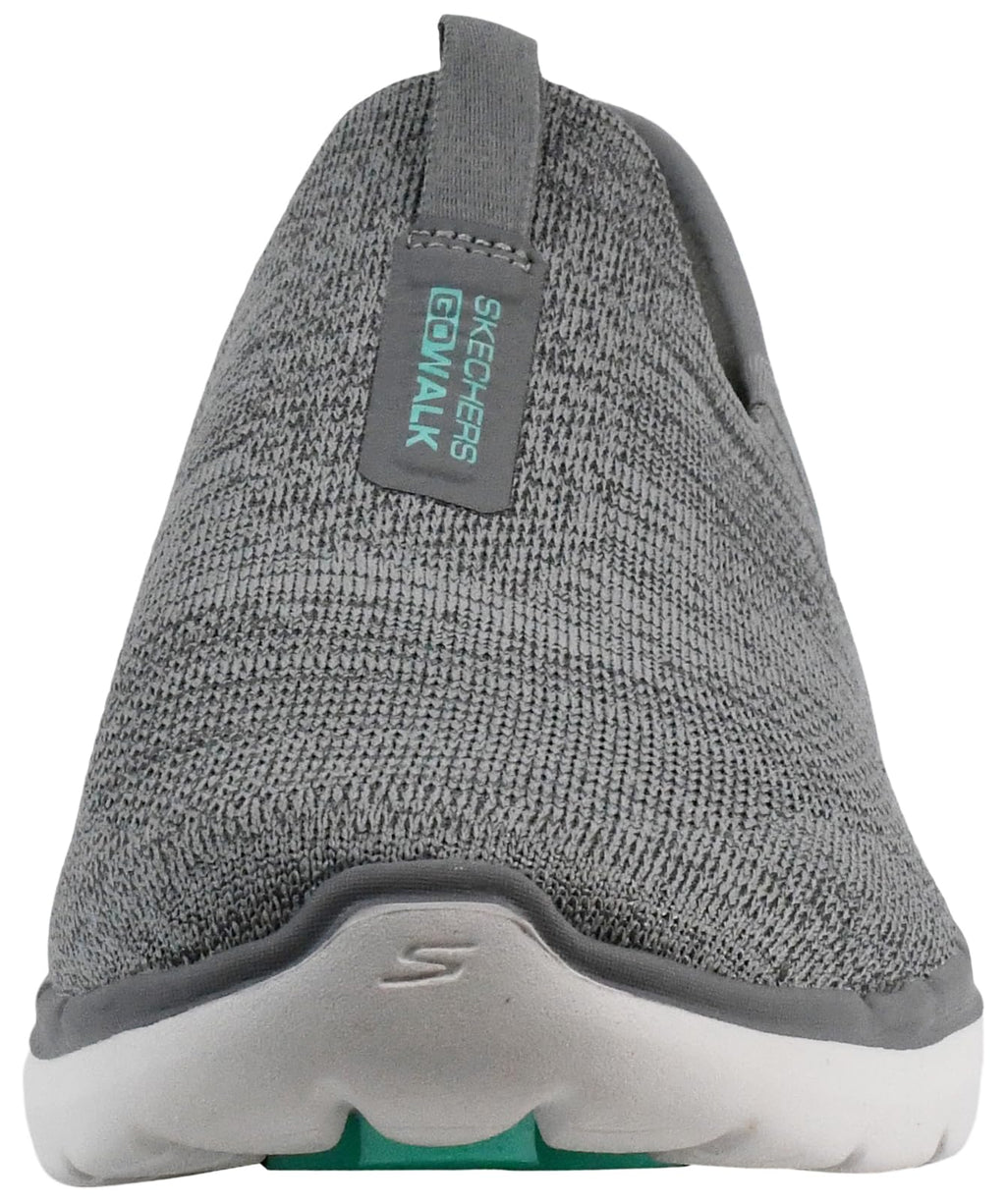 Skechers Women's Hands Free Slip-ins Go Walk 6-Fabulous View Sneaker, Gray, 8.5