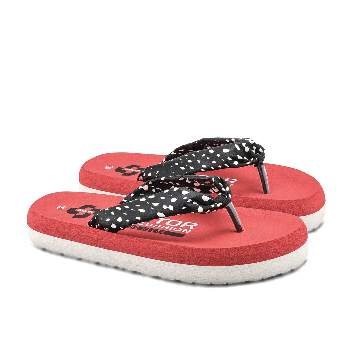 ASIAN DLF02 Womens Soft Cushion FlipFlops with Stylish Printed Straps, Lightweight & Trendy Design for Girls & Women for Home, 7