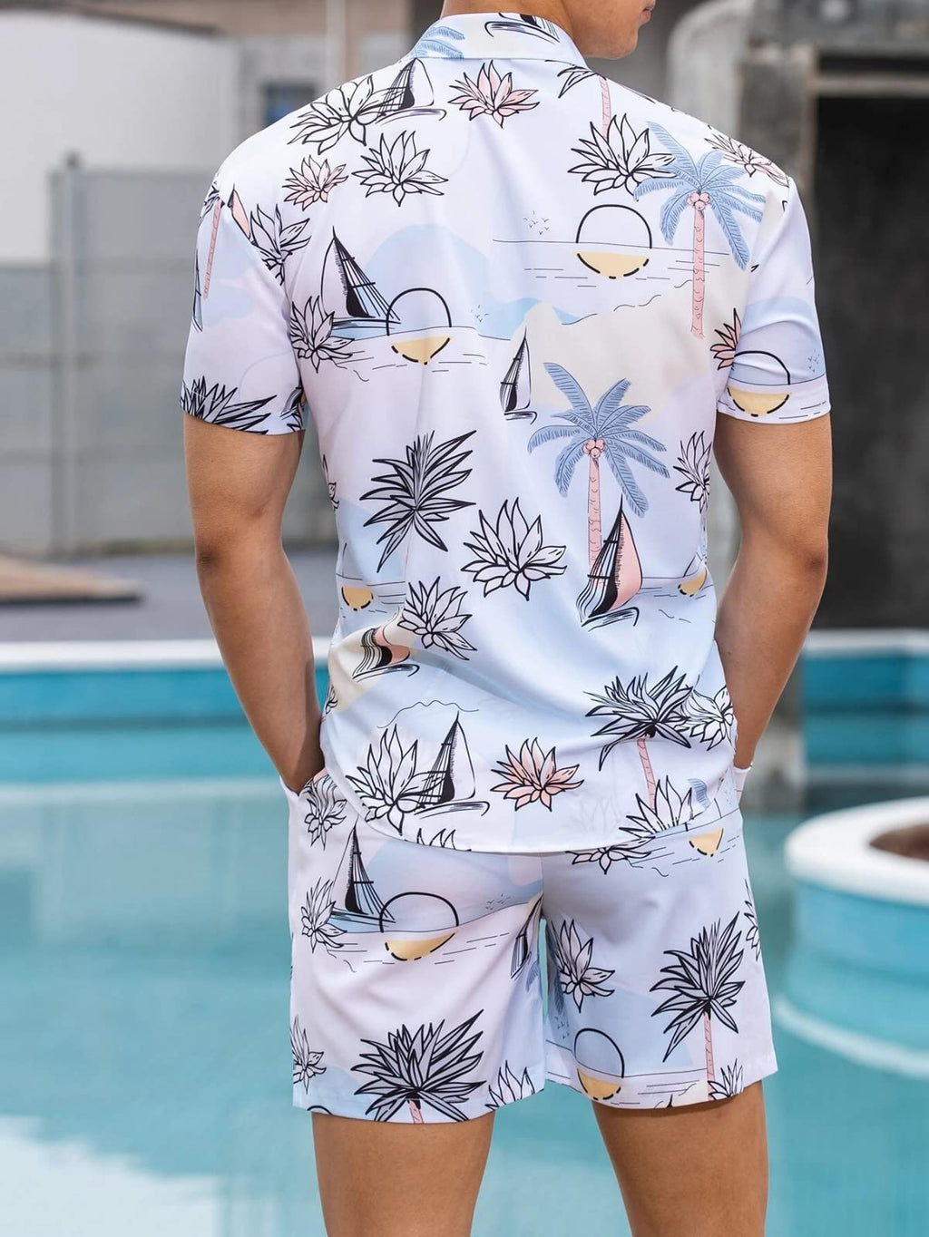 OM SAI LATEST CREATION Mens Night Dress || Multi Printed Rayon Short Night Suit Set || Night Dress for Boys || Mens Pajama Sho