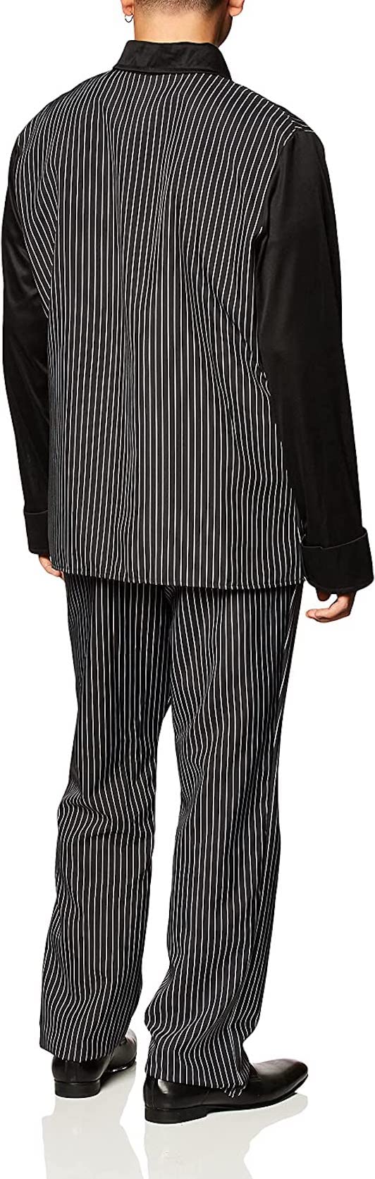Forum Novelties Men's Roaring 20's Pinstripe Suit Gangster Costume, Black, One Size