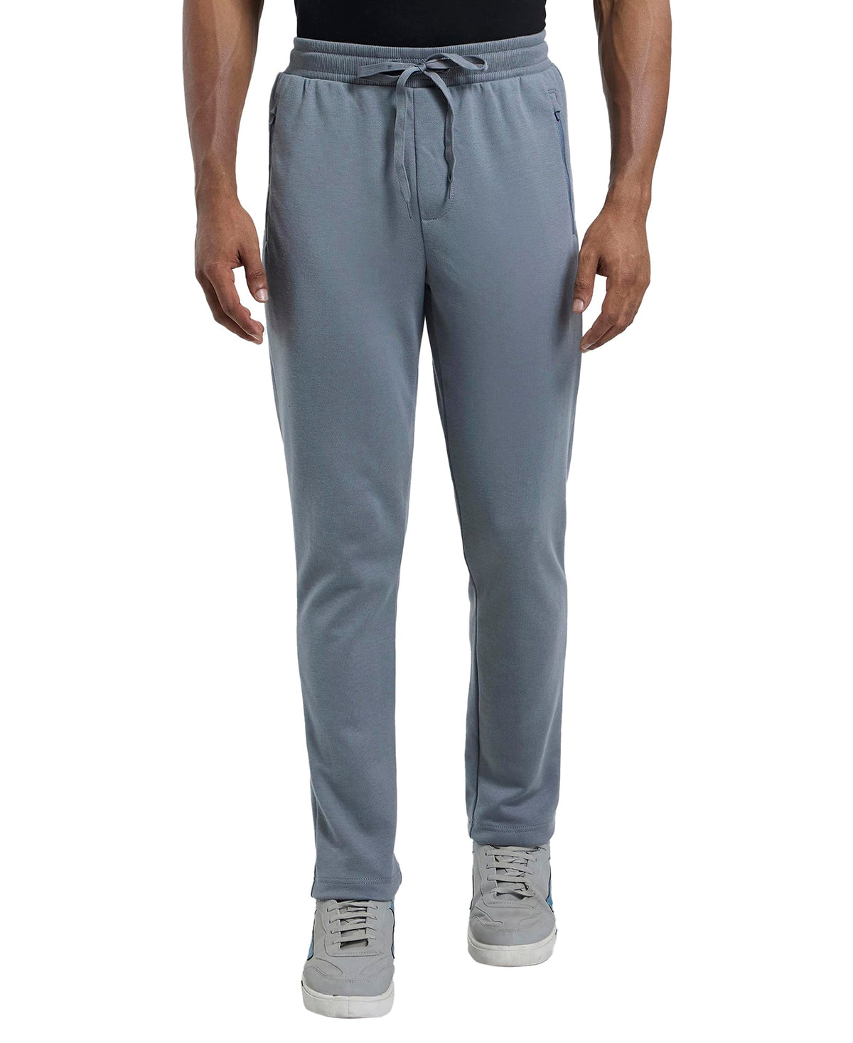 Jockey MenS Slim Fit Casual Trousers (Am44_Performance Grey_M), Mid Rise