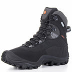 XPETI Mens Thermator Mid-Rise Waterproof Hiking Boot Insulated Non-Slip Black 7