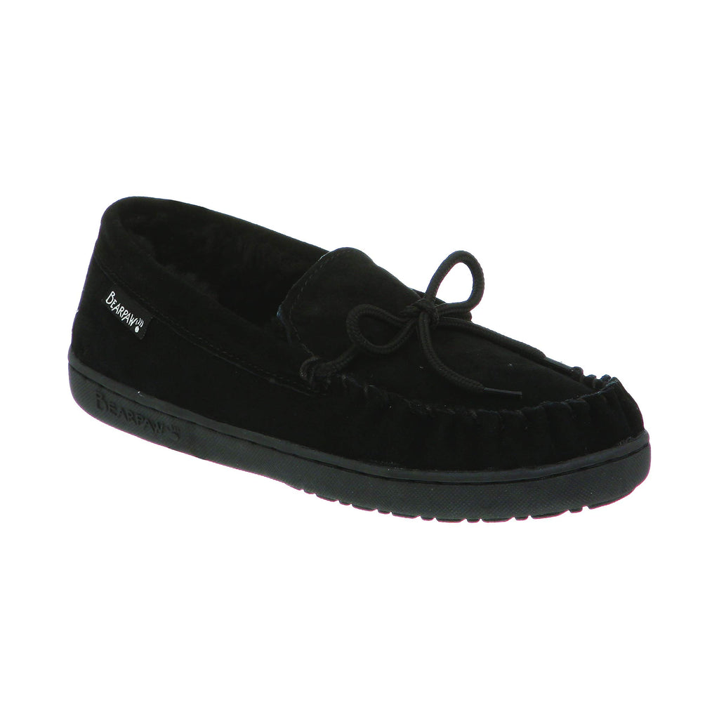 Bearpaw 1295M-001-11 Moc II Slipper for Mens  Black - Size 11