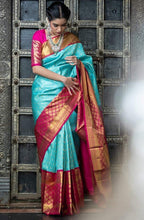 Flosive Ayn WomenS Present Banarasi Soft Lichi Silk Saree Beautiful Jacquard Rich Pallu Design Work Zari Woven Silk Style Saree