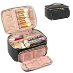 OCHEAL Makeup Bag, Multifunctional Make Up Bags with Zipper Pouch Large Compact Makeup Bag Organizer for Women Girls Cosmetics T