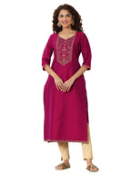 Libas WomenS Silk Floral Straight Kurtas (98152_Pink_Xxl)