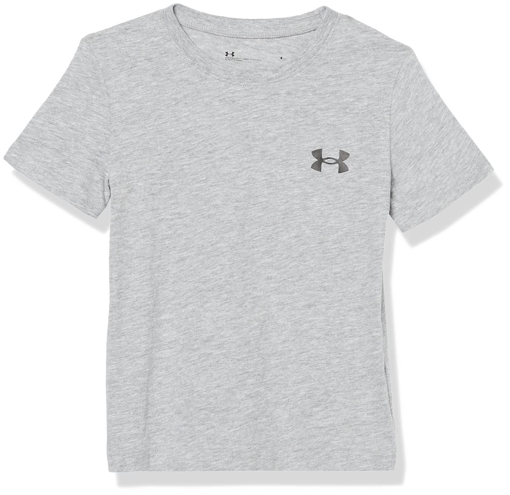 Under Armour Boys Elite Short Sleeve T-Shirt, Mod Gray Sp22, 2T US