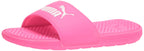 PUMA womens Cool Cat Slide Sandal, Knockout Pink-puma White, 8 US