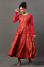Aurelia WomenS 100% Viscose Regular Kurta (23Aua14968-506938_Red