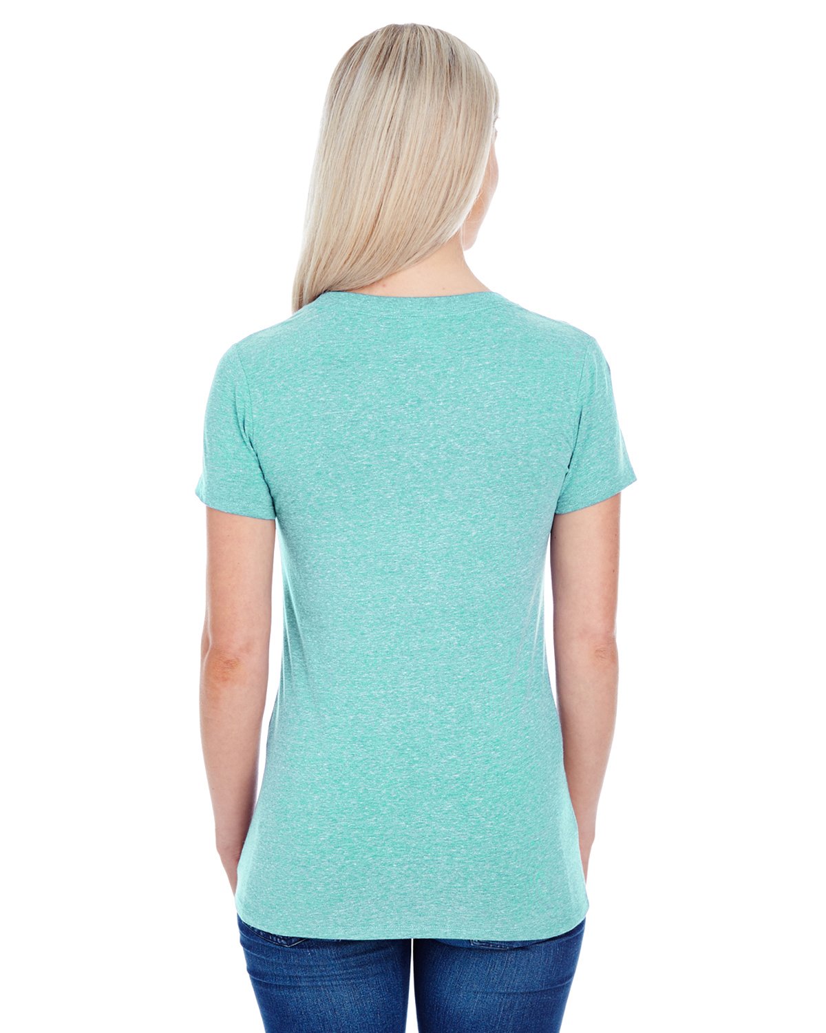 Ladies Triblend Short-Sleeve T-Shirt - cREAM TRIBLEND - 2XL(D0102H7N5EJ)
