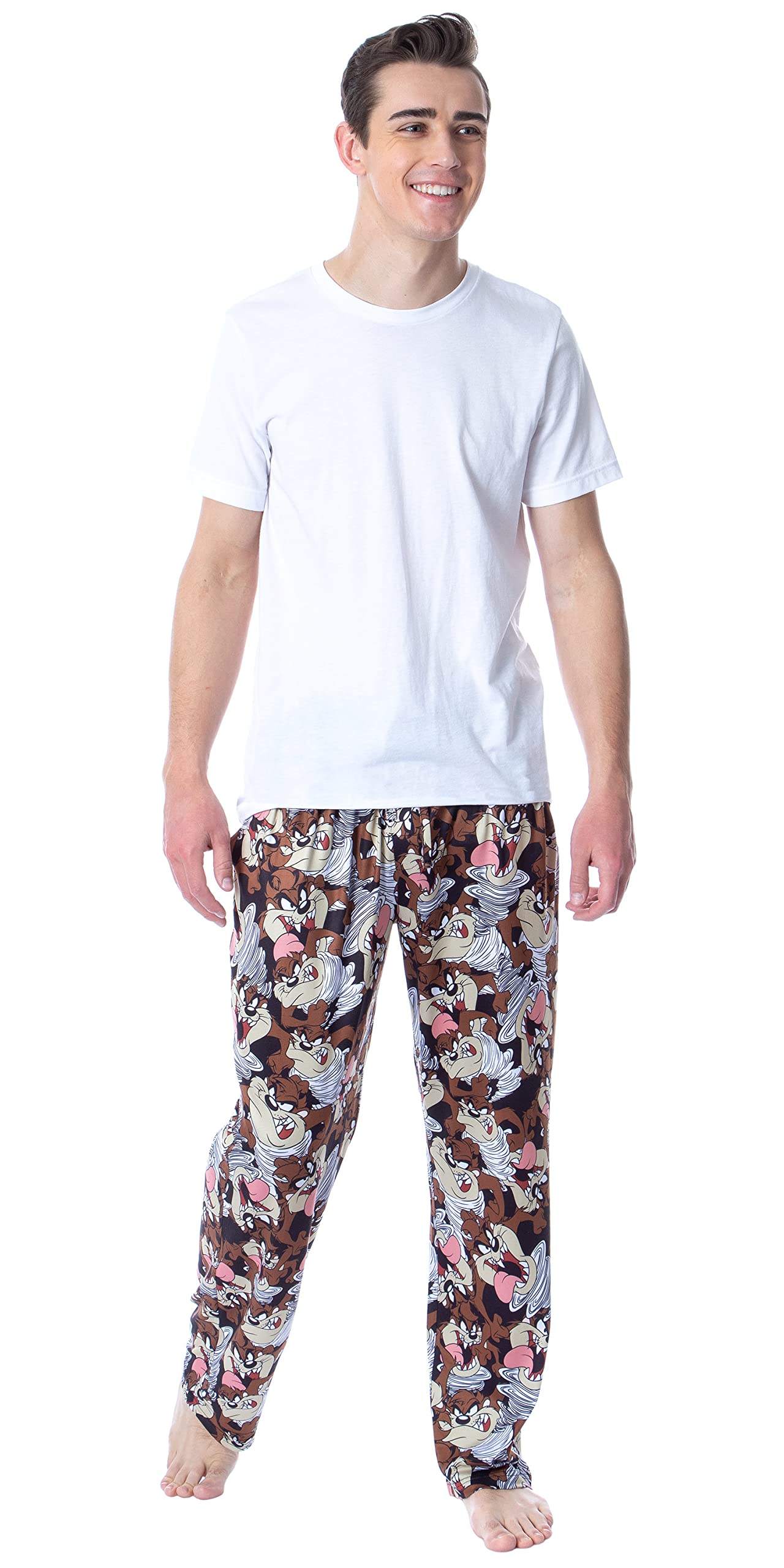 INTIMO Looney Tunes Mens' Character Tasmanian Devil Taz Sleep Pajama Pants (XX-Large)