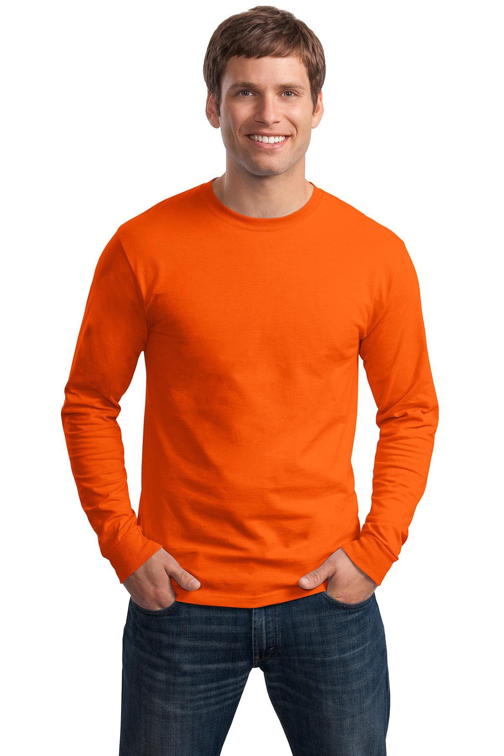 Unisex 61 oz Tagless Long-Sleeve T-Shirt - ASH - S(D0102H7NH96)