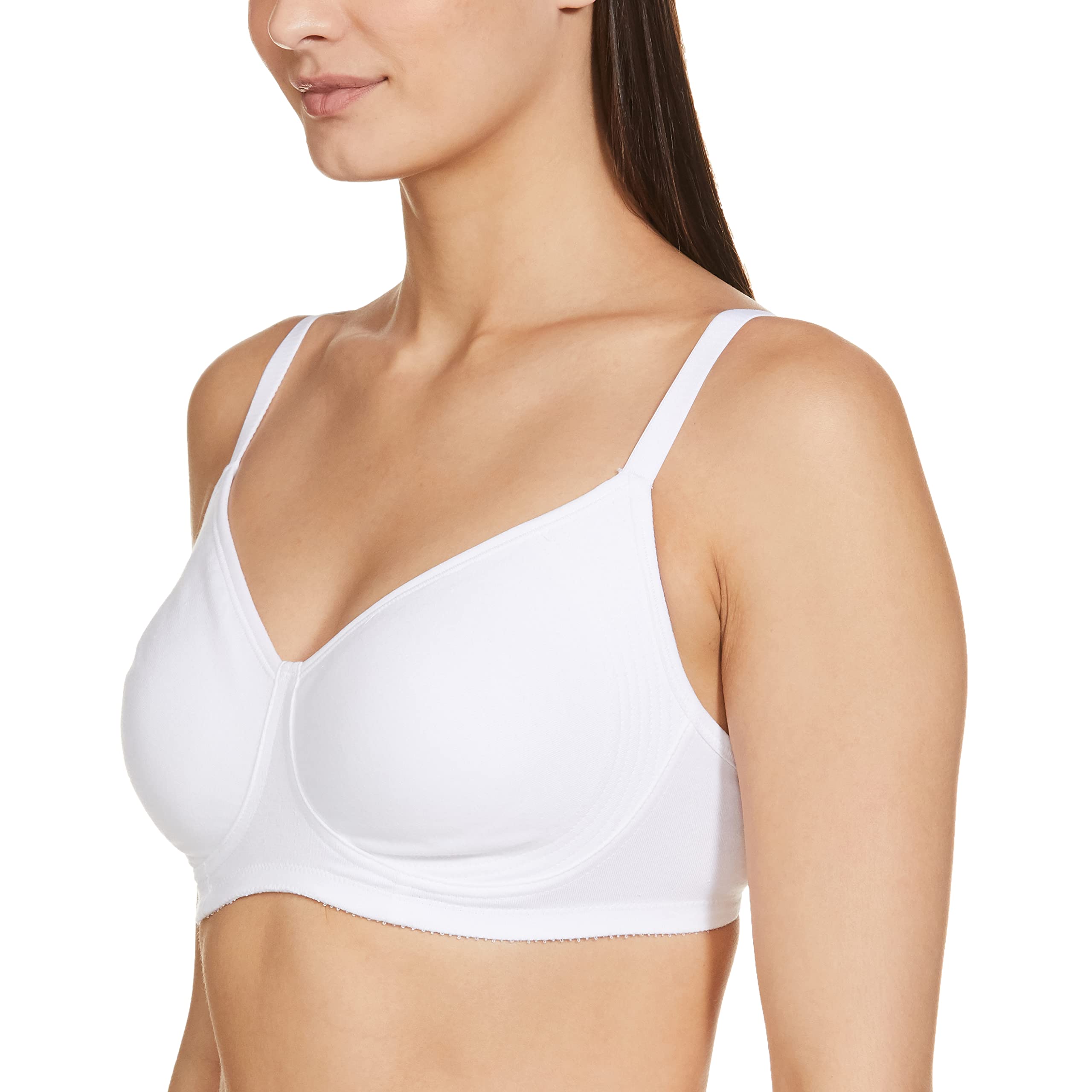 Enamor A042 Side Support Shaper Supima Cotton Everyday Bra - Non-Padded, Wirefree & High Coverage
