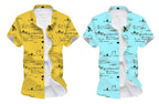 Kadiyu Half Sleeve Printed Shirts For Men Regular Fit Printed Spread Collar Casual Shirt Lycra Fabric With Combo Shirt (Pack Of 