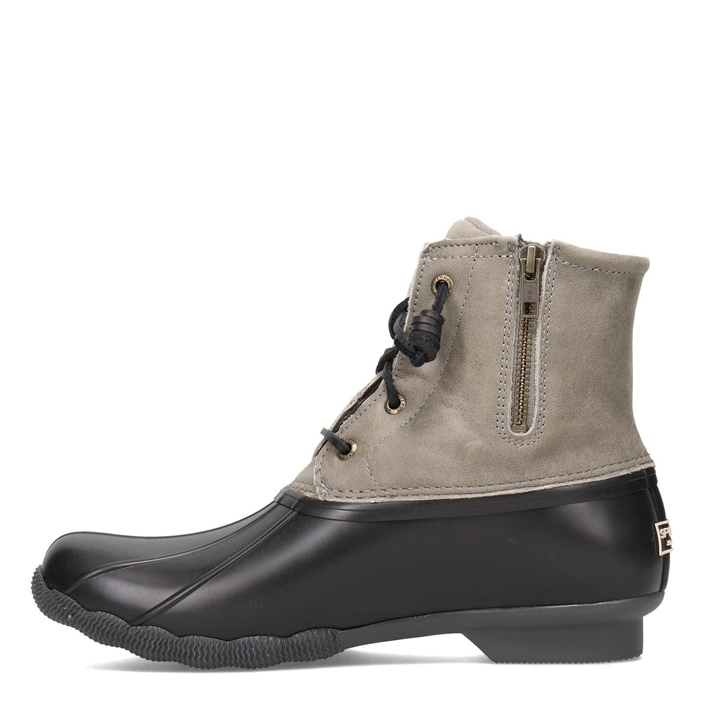 Sperry Women's Saltwater Boots, Black/Grey, 9