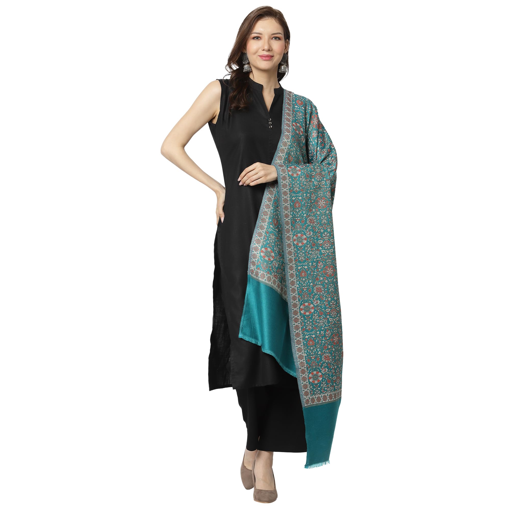 Weavers Villa Womens Shawl, 100cm X 200cm