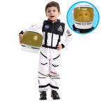 Spooktacular Creations Astronaut Costume with Helmet, Space Suit for Kids and Toddler with Movable Visor Helmet, Kids Astronaut 