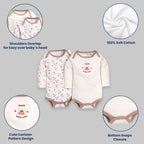 BABY GO 0-3M,3-6M,6-9M 100% Pure Cotton Romper/Sleep Suit/Comfort fit/Bodysuit for Baby Girls (Combo Pack of 2)