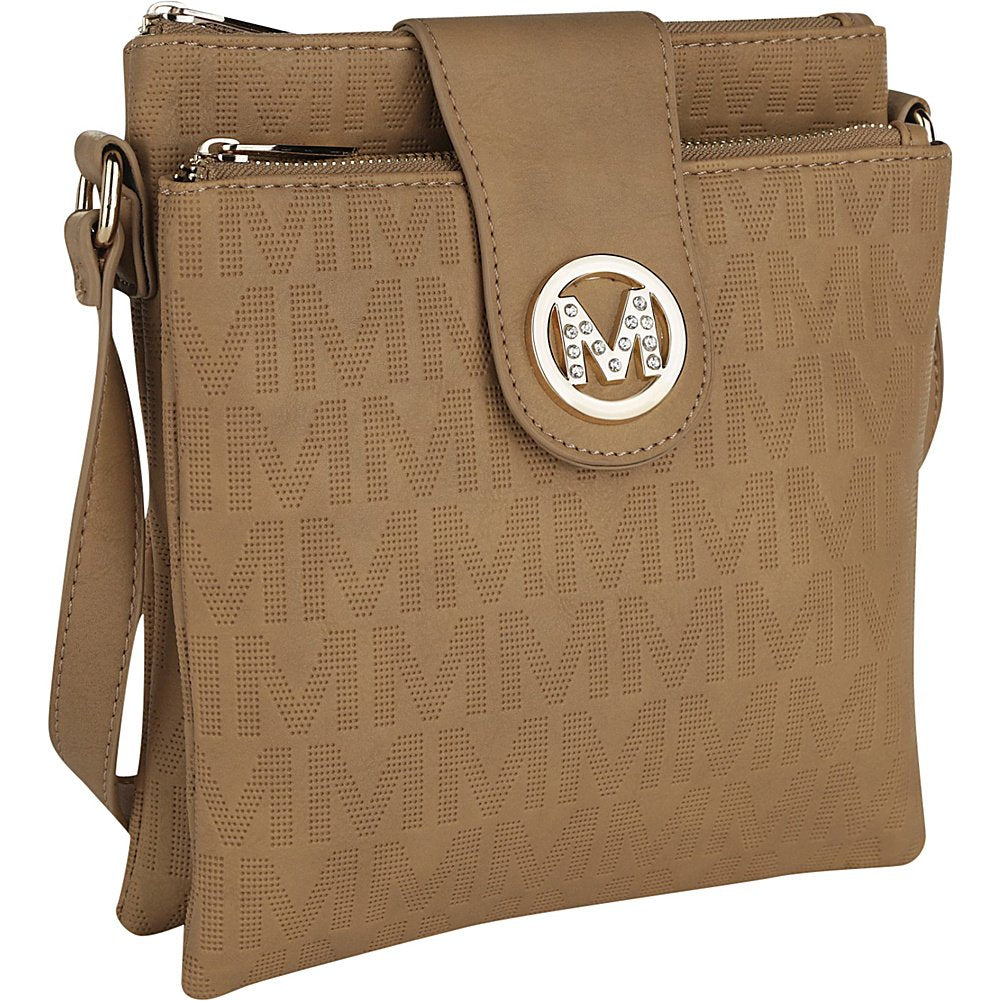Marietta M Signature crossbody Handbag(D0102H2NJ3g)