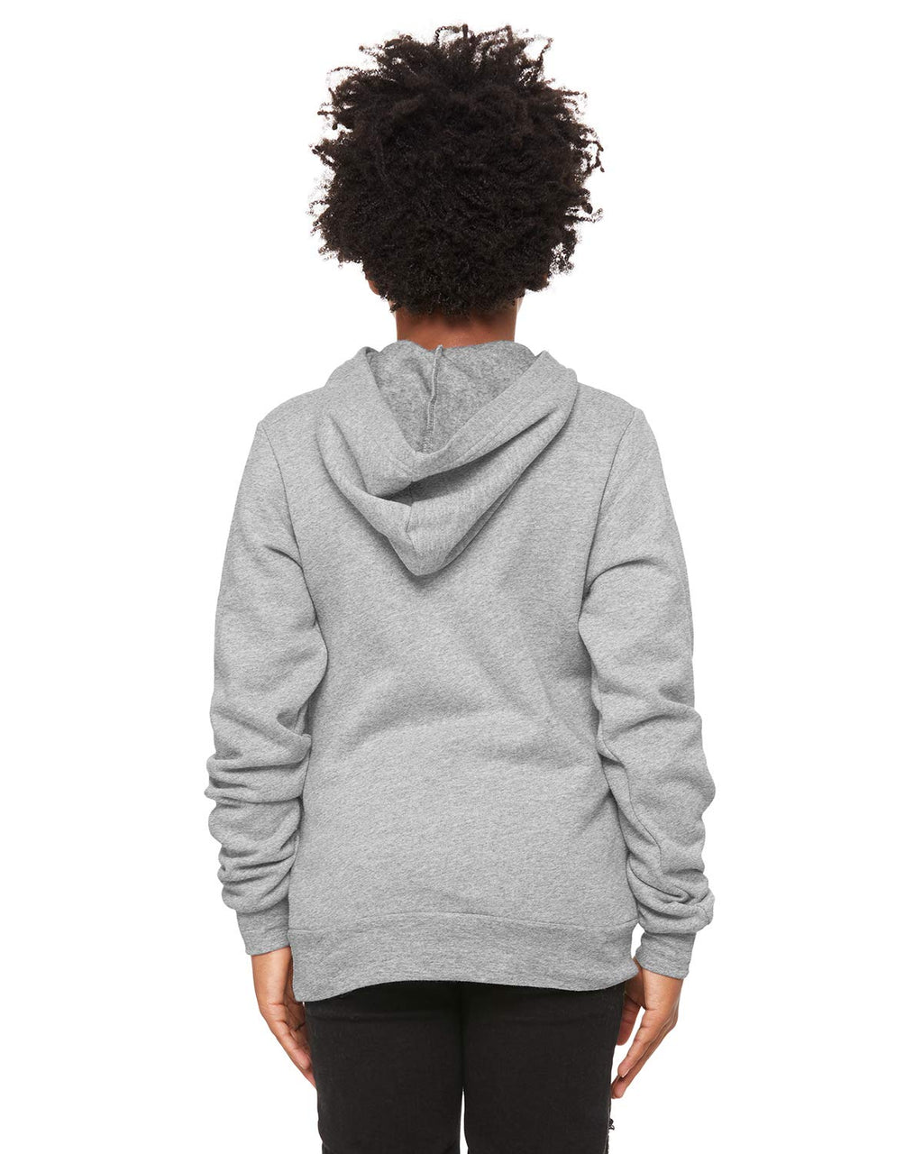 Youth Sponge Fleece Pullover Hooded Sweatshirt - BLAcK - S(D0102H7W3RJ)