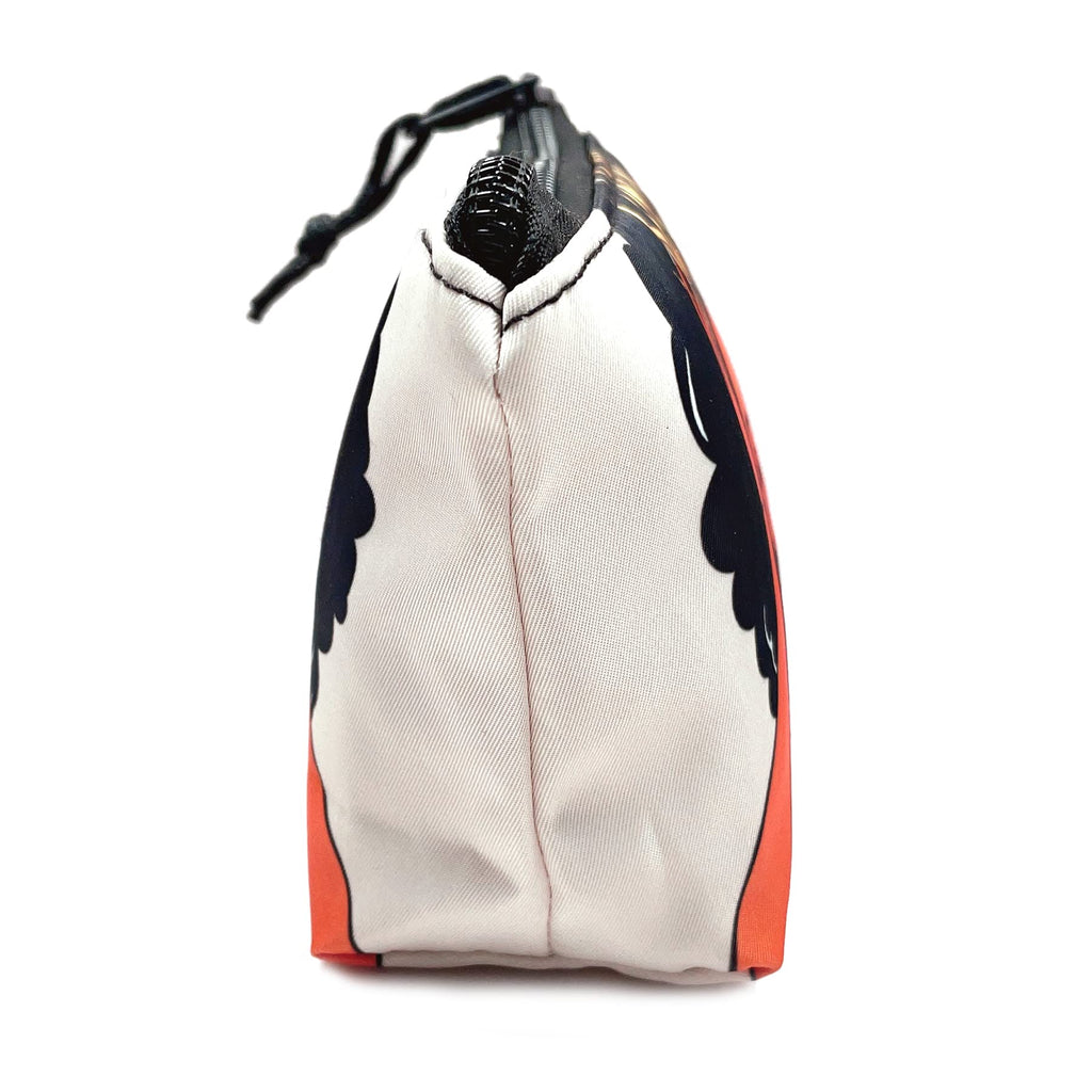 BDAWQUG Cosmetic Bag 2 Pieces for Women Large Makeup Bag Organizer Melanin Afro Black Magic African Makeup Storage Bag for Purse