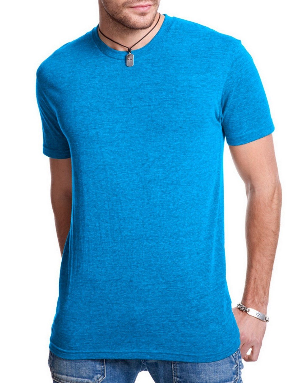 Unisex Triblend T-Shirt - ENVY - 3XL(D0102H7NE98)
