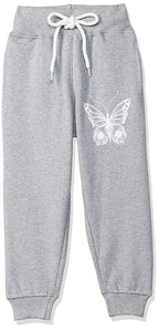 T2F Girls Regular Fit Printed Cotton Joggers Track Pants (Pack of 3)