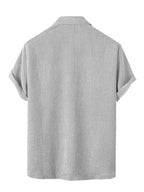 Eyebogler MenS Solid Regular Fit Polyester Casual Shirt With Spread Collar & Full Sleeves Shirt