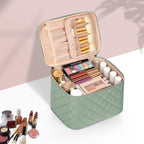 OCHEAL Makeup Bag,Large Travel Makeup Bag Organizer Cosmetic Bags for Women Washable Make Up Bag Makeup Organizer Case with Divi