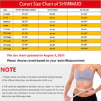 SHYMMUO Women's Lacing Corset Top Satin Floral Boned Overbust Body Shaper Bustier Beige M