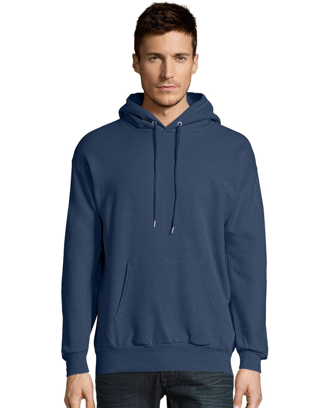 Unisex Ecosmart 5050 Pullover Hooded Sweatshirt - WHITE - S(D0102H7D5HX)