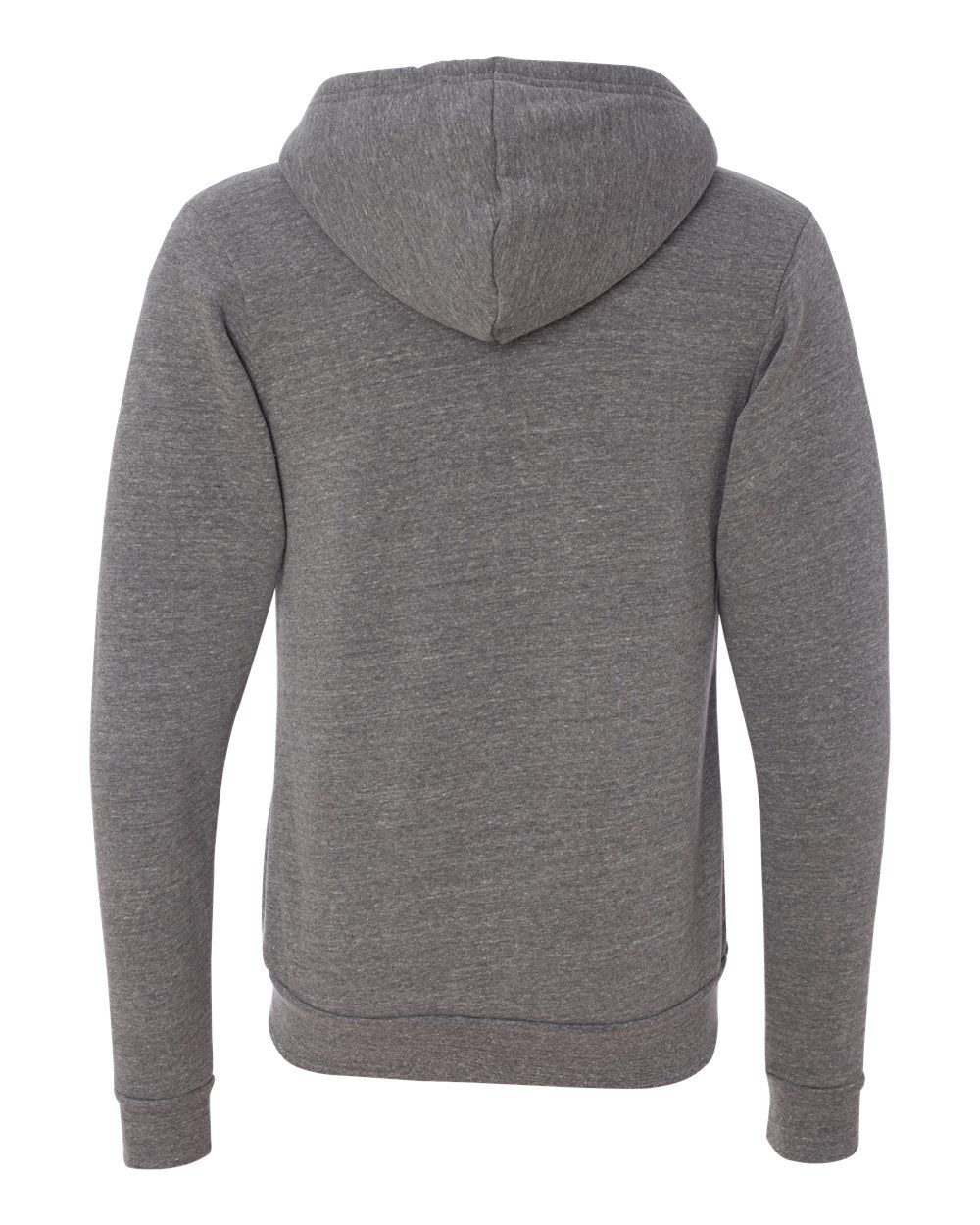 Unisex Triblend Sponge Fleece Full-Zip Hoodie - cHAR BLK TRIBLND - XS(D0102H78E02)