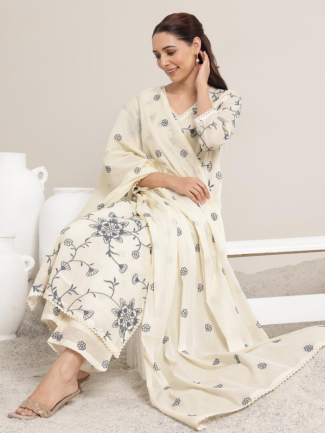 Libas WomenS Cotton Kurta Set (99047Or
