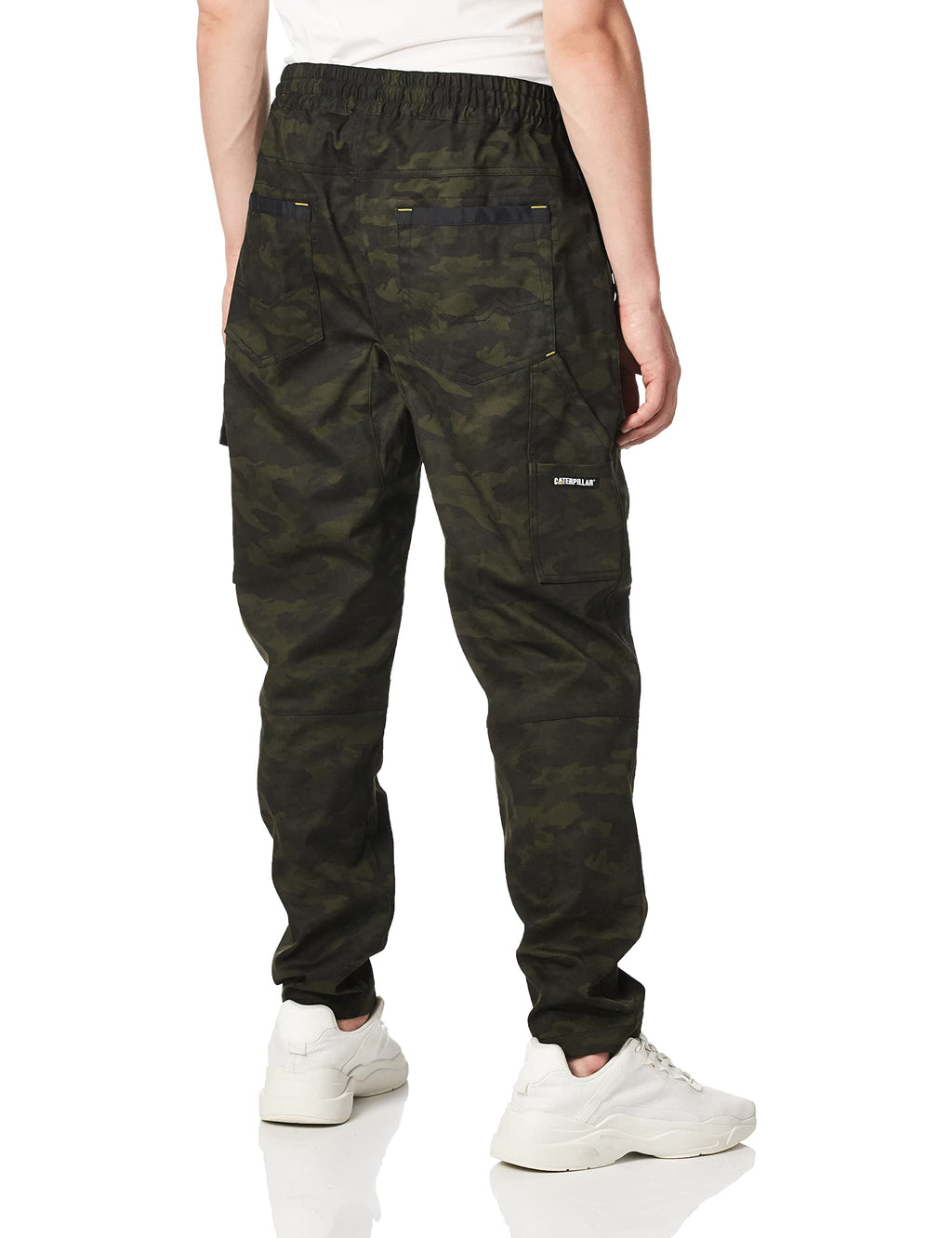 Caterpillar Men's Slim Fit Work Cargo Pant, Night CAMO, 32/30
