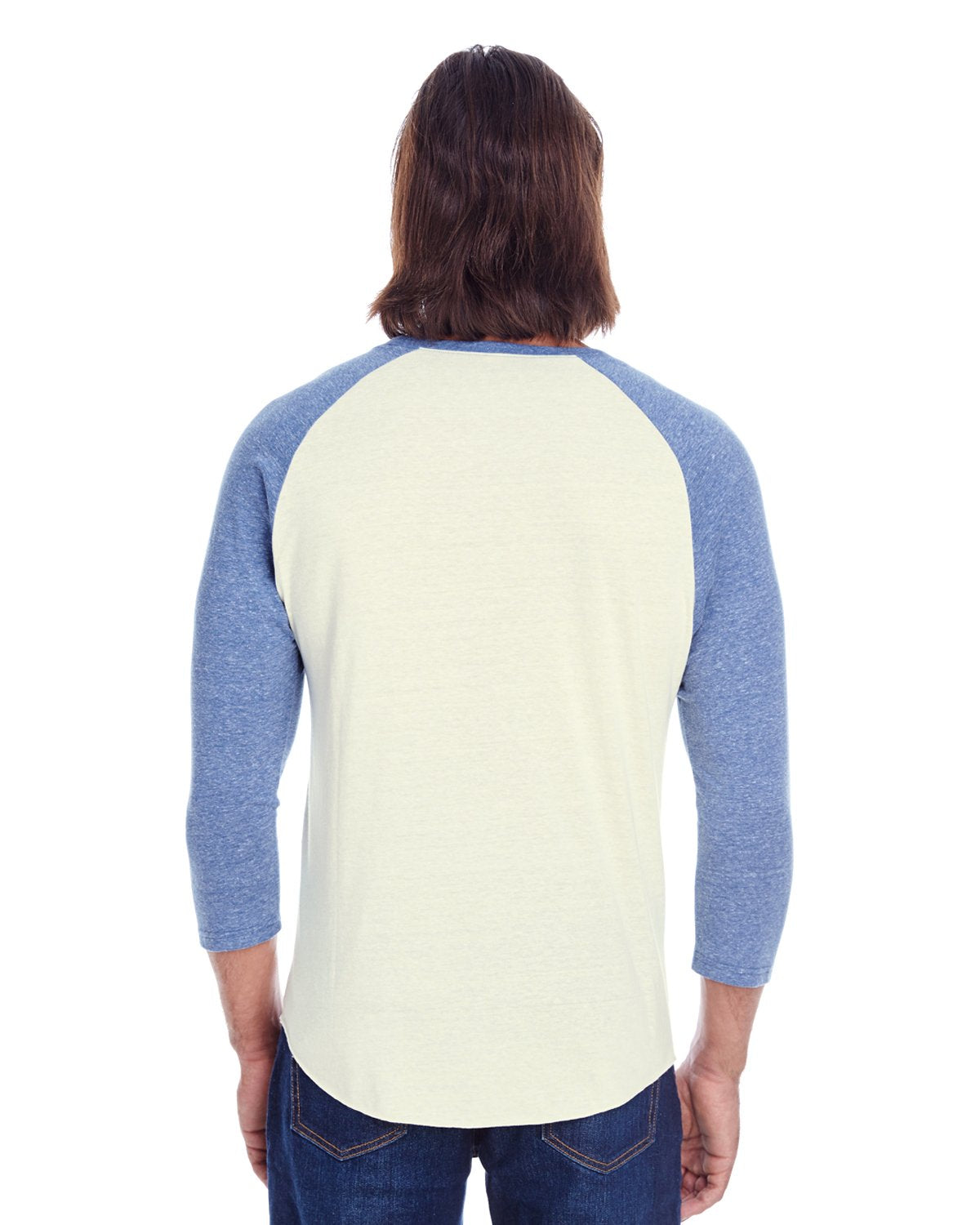Unisex Triblend 34-Sleeve Raglan - cRM cRD BLK TRB - 3XL(D0102H7KcDJ)