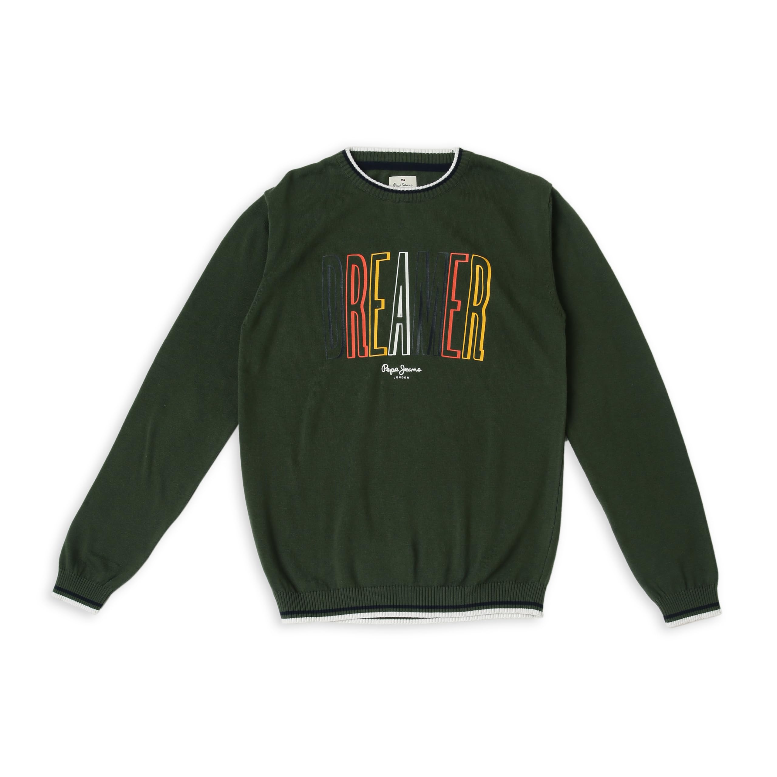 Pepe Jeans BoyS Cotton Round Neck Sweater (Pb701170_Forest Green_12)