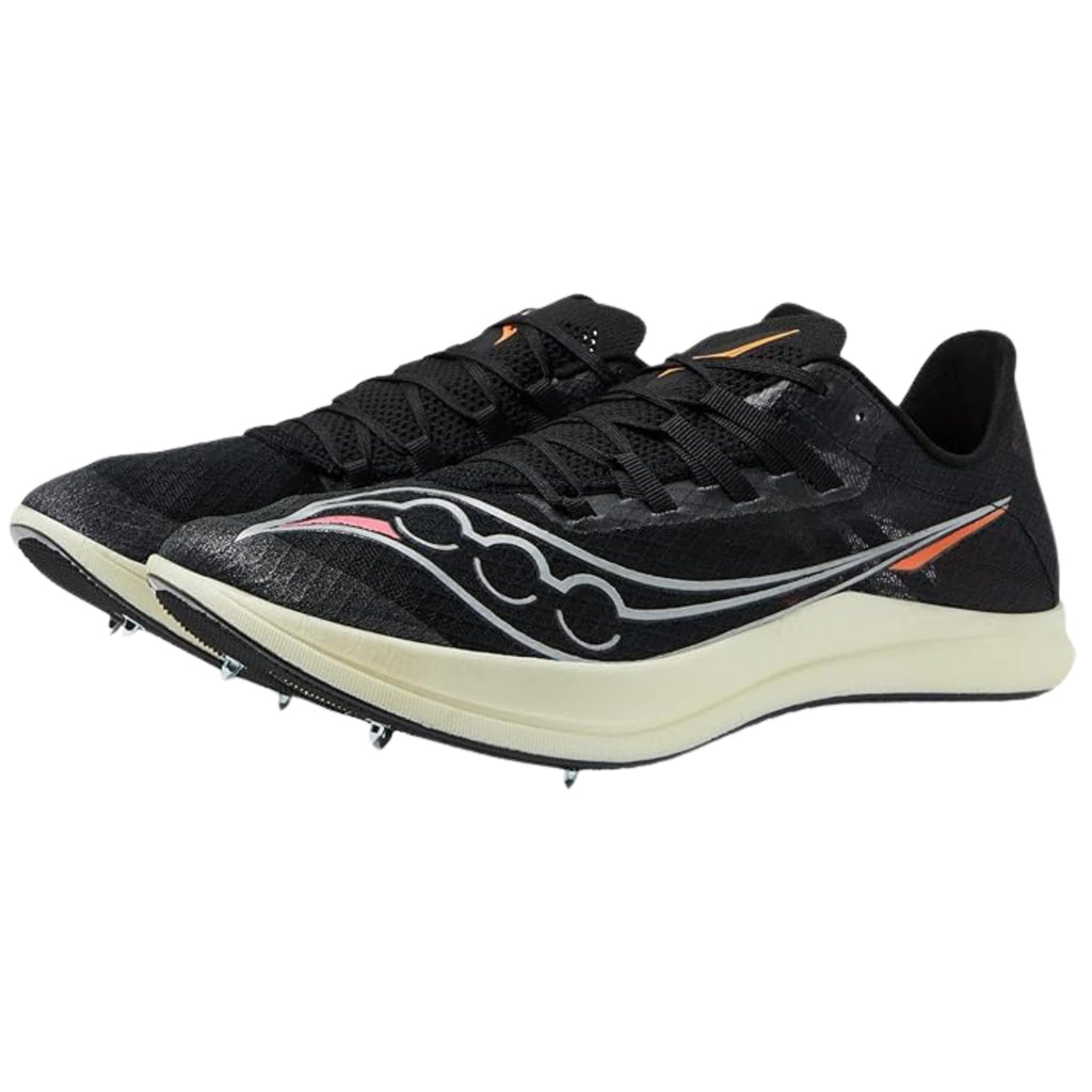 Saucony Men's Terminal VT Distance, Mid Distance Track Spike , Black/Vizi, 8.5