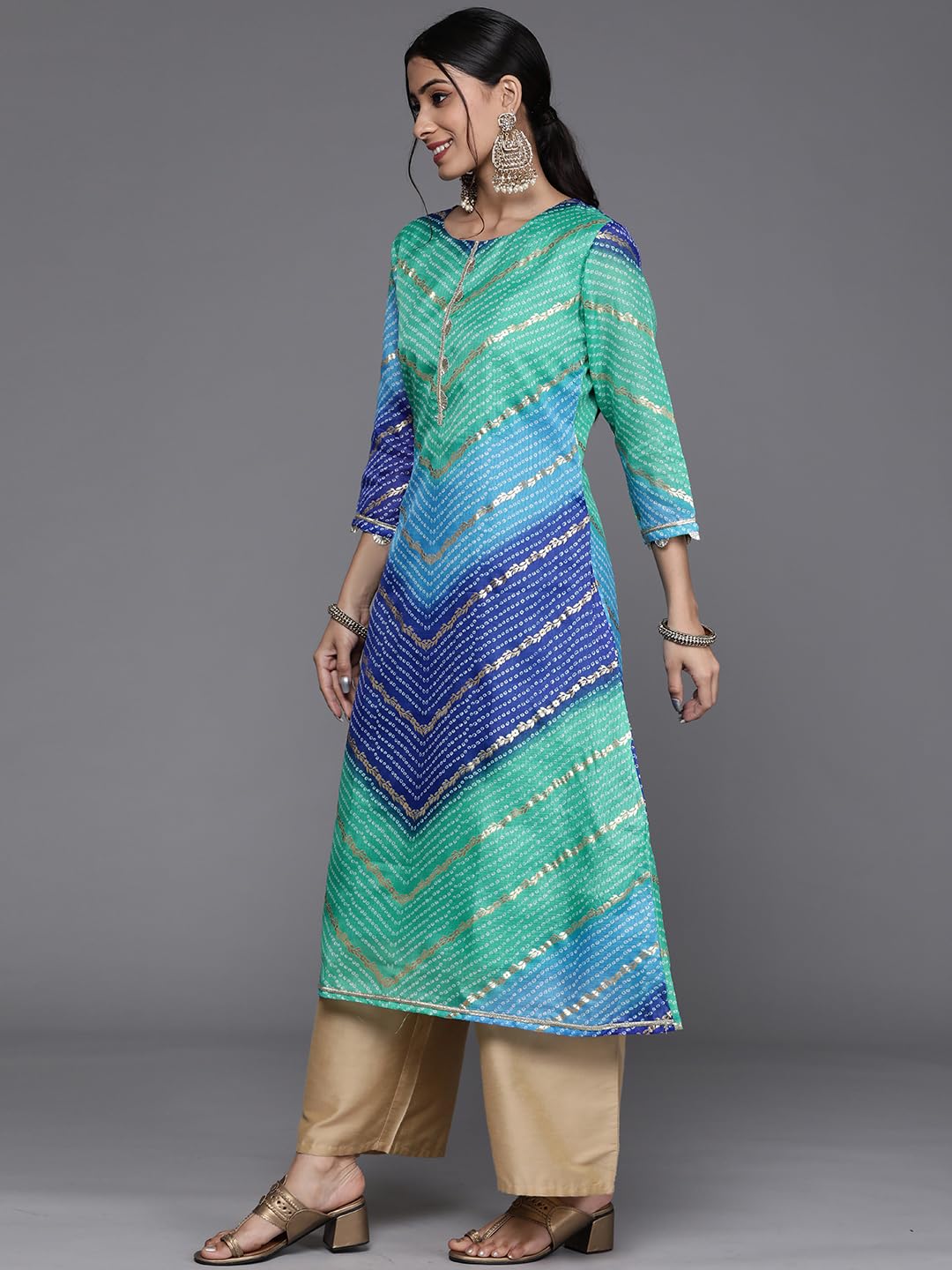 Varanga Women'S Chanderi Kurta
