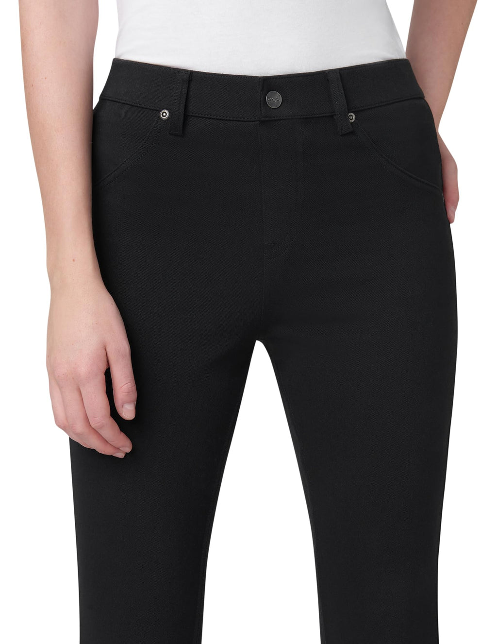 Hue Women's Ultra Soft High Waist Denim Leggings Sockshosiery, -black, Small