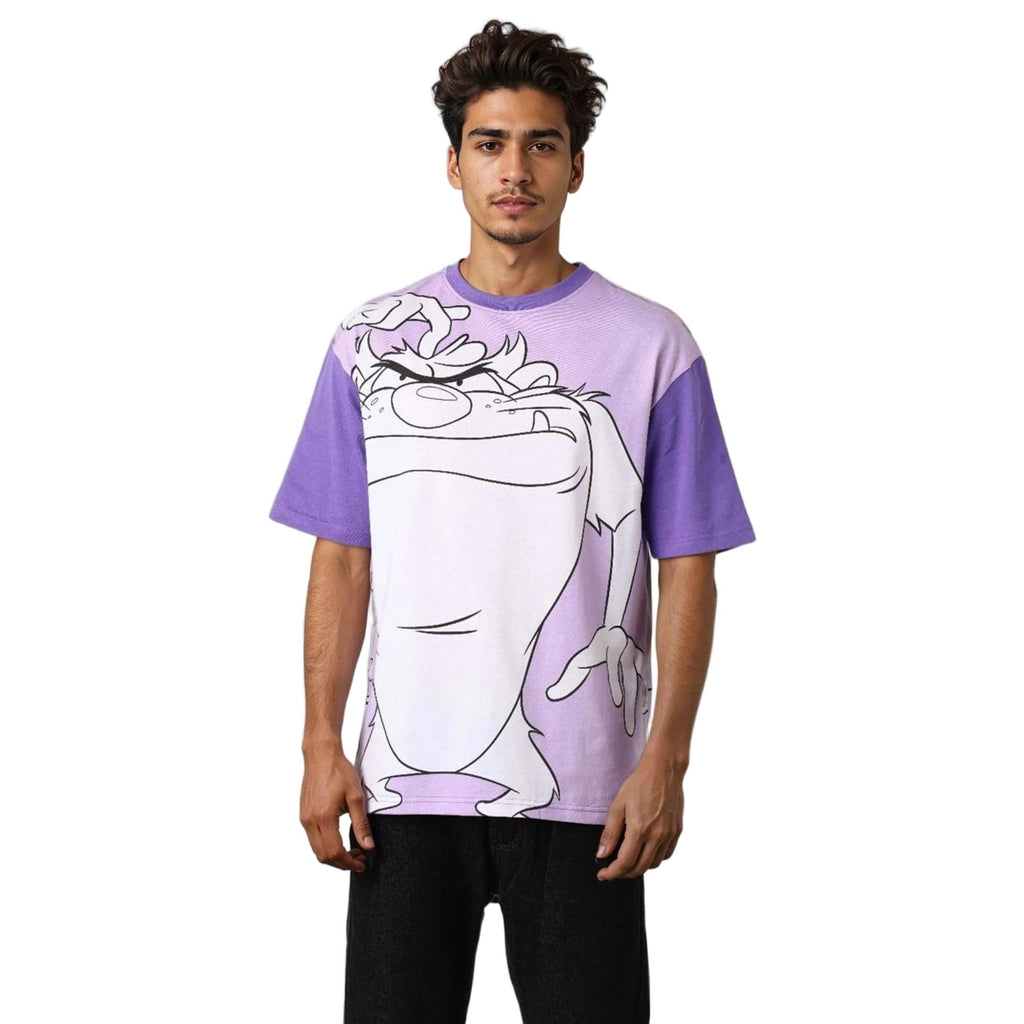 The Indian Garage Co Mens Warner Bros. Collection Boxy Fit Looney Tunes Crew Neck T-Shirt