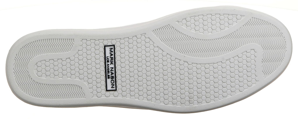Mark Nason Men's Classic Cup-Bryson Sneaker, White/Black, 8