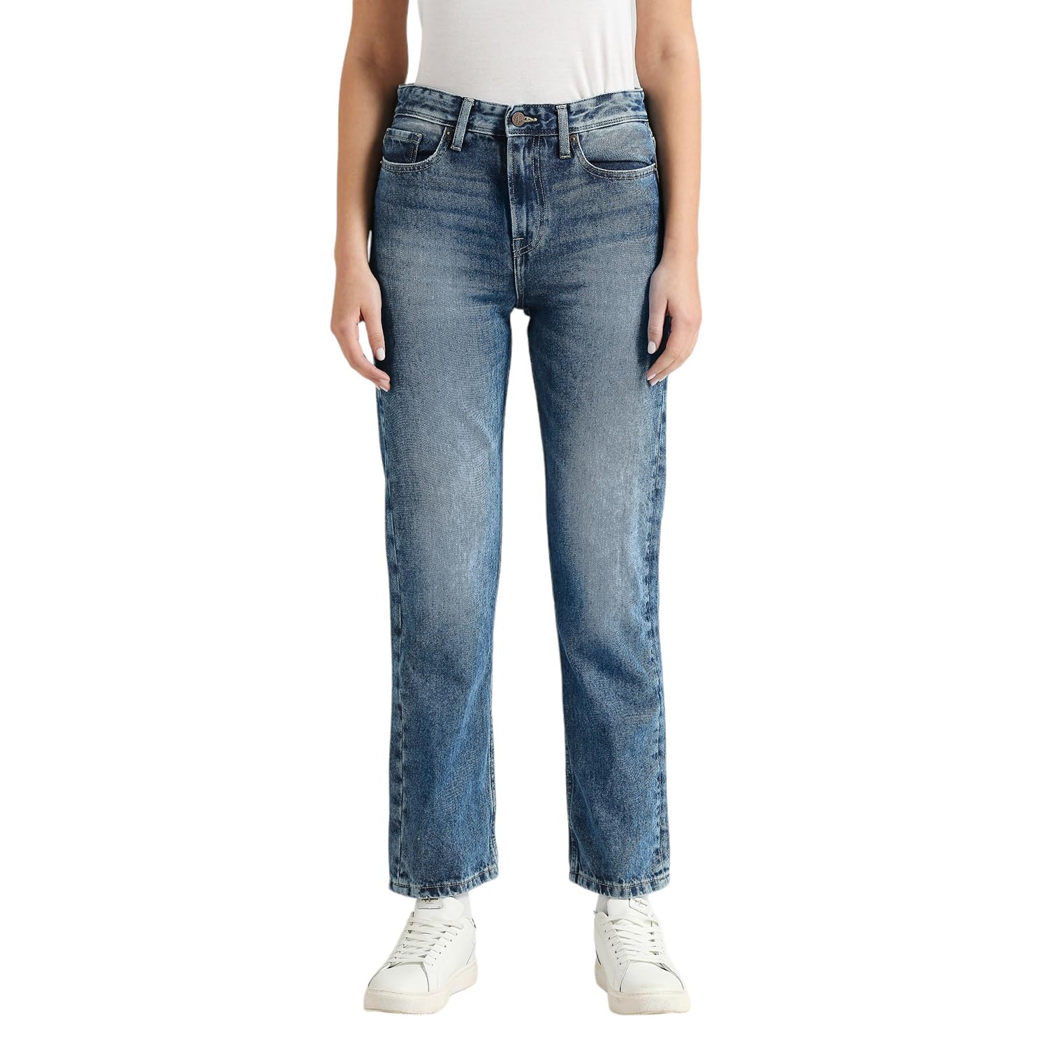 Mary Straight Fit High Waist Jeans