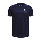 Under Armour Boys Tech 2.0 Short-Sleeve T-Shirt, (410) Midnight Navy / / White, X-Small