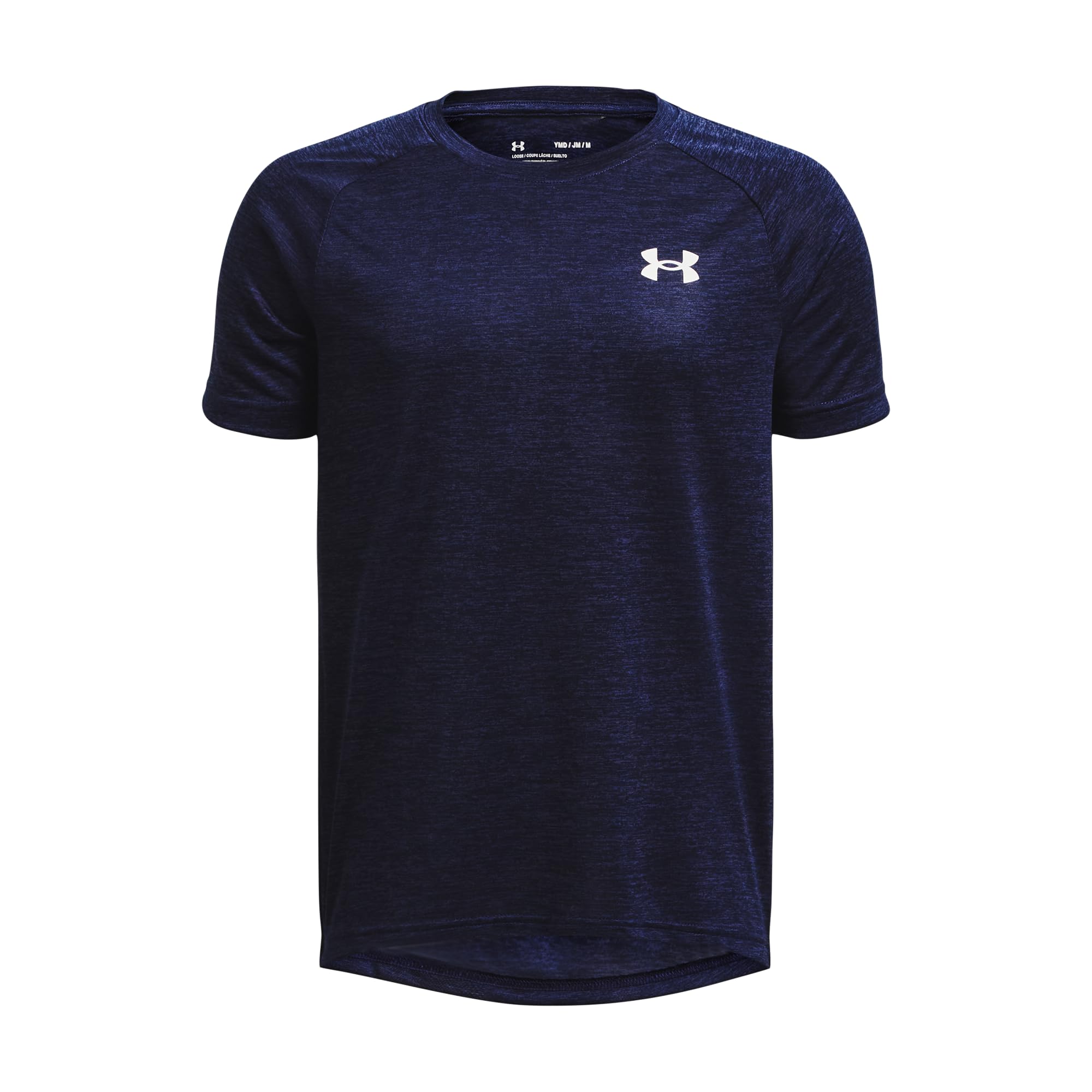 Under Armour Boys Tech 2.0 Short-Sleeve T-Shirt, (410) Midnight Navy / / White, X-Small