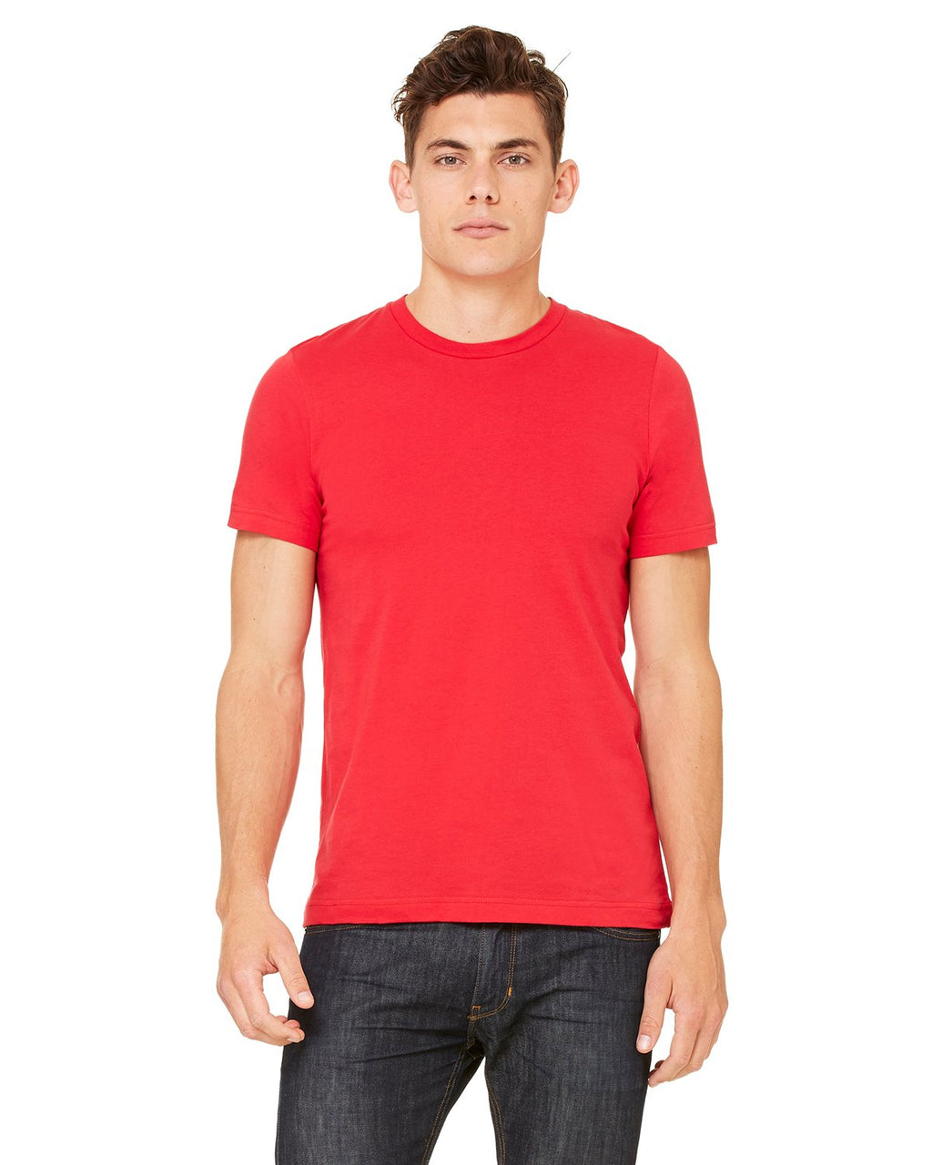 Bella Canvas Jersey Short Sleeve Tee Red