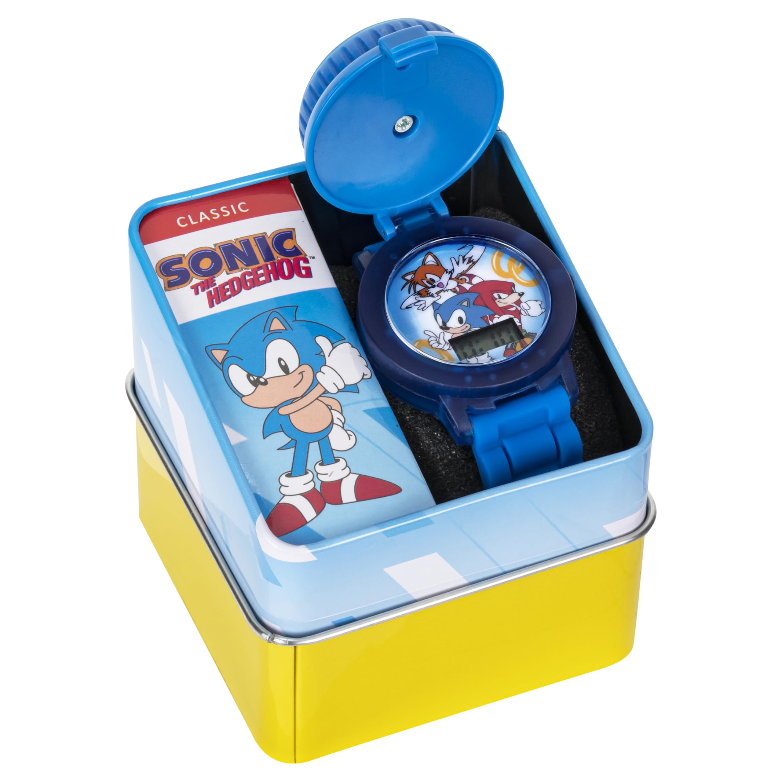 Accutime Sonic The Hedgehog Kids' SNC4020 Digital Display Quartz Blue Watch