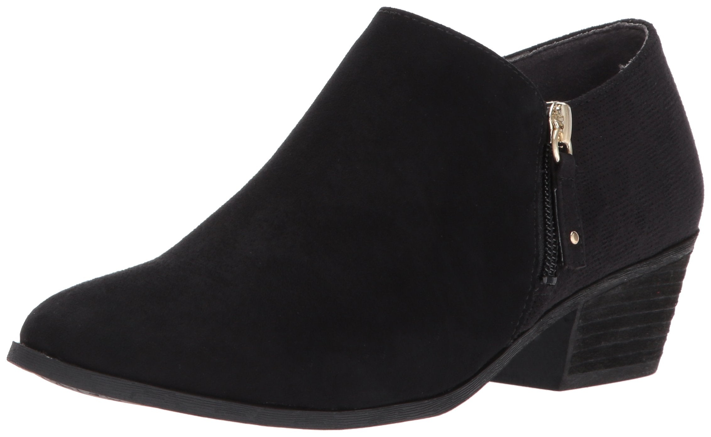 Dr Scholls Shoes womens Brief -Ankle Ankle Boot, Black Microfiber Suede, 75 Wide US